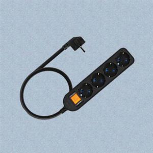 SAFE 멀티탭 NM SB415 4구 접지 1.5m 블랙