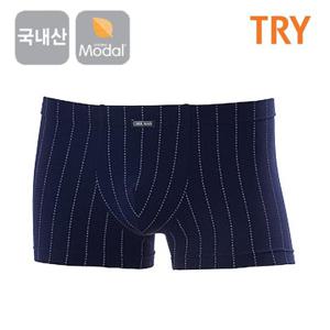 TRY 국내산 모달 남성 위버 남자드로즈 팬티 (네이비)