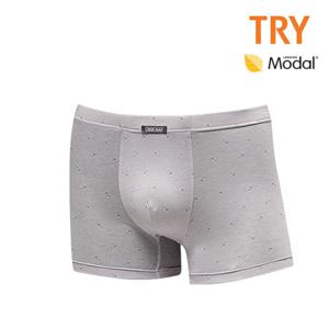 TRY 남성 사각팬티 모달 위버드로즈 팬티 속옷 연회색
