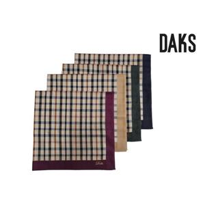 [닥스(손수건)]기본체크 도비 손수건 DDO1215