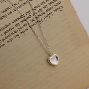 [VAGO925] 볼륨하트 은목걸이