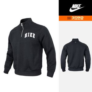나이키 클럽 BB NAKE ARCH 하프짚 긴팔(0874-010)기모