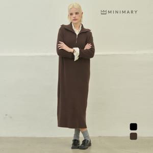 [미니마리][미니마리] 빅카라짚업니트원피스 (MM44OP04)