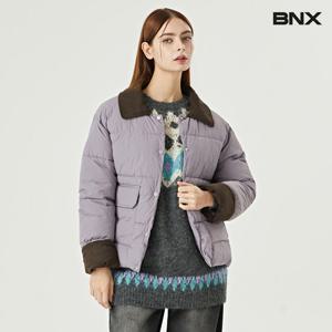 [비엔엑스]코듀로이 카라 배색 패딩점퍼 (BW4JP027L0)