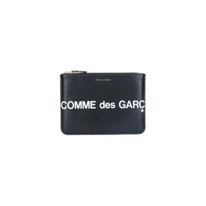 꼼데가르송 로고 프린트 클러치 파우치 SA5100HL Black
