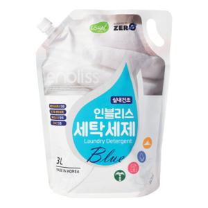 베이킹소다 블루 실내건조 세탁세제 3L