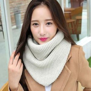 겨울 여친 선물 프롬즈 니트 넥워머 아이보리 여성용