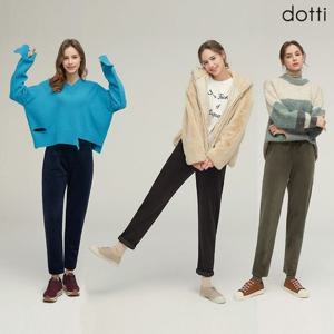 [도티] 벨벳 코듀로이 기모 본딩 팬츠 여성3종 CGBW