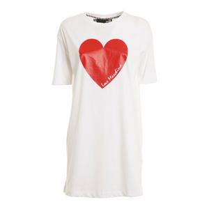 [LOVE MOSCHINO] 라프리마 여성 숏 프린트 하트 원피스 W592320M3879A00 화이트 /8