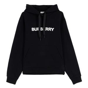 버버리 여성 로고 후드티 BLACK 8084755 A1189