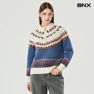 [비엔엑스]노르딕 패턴 레글런 아노락 울니트 (BW4KP013L0)
