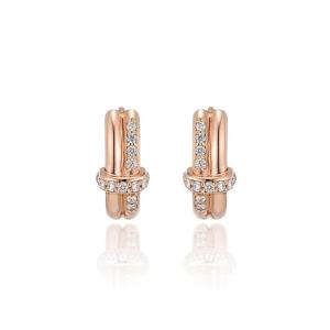 [GB] LD 트라이엄프 원터치 사파이어 10K GOLD 귀걸이 LOTP4001T