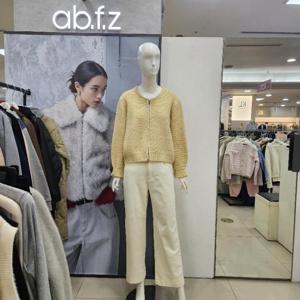 Ab.f.z DP01 라운드넥집업숏가디건 AFZ1HY52