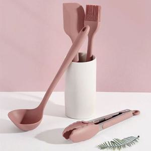 풍년 실리콘 뒤집개 스페츌러 스패출러 핑크 29cm