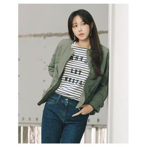 [올리비아로렌]짚업 퀼팅 패딩 점퍼_VOBKA3S1231