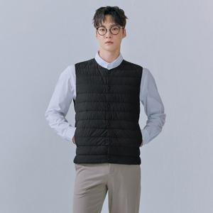 남성 투웨이넥 경량 다운 베스트-CFZK7301C03