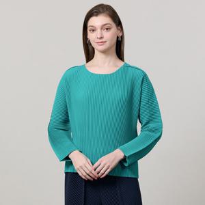 [요이츠]돌먼 슬리브 플리츠 블라우스_YJ02WNPBL03