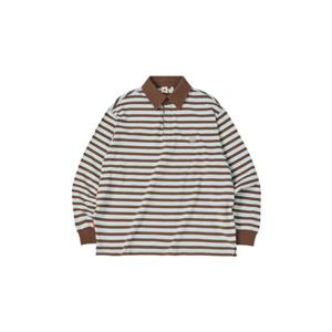 [원더플레이스][꼬모니노즈] 남녀공용 RUGBY STRIPE T-SHIRT WN246TBLSZ02