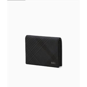 [닥스] 에딘버러PVC 체크 블랙 명함지갑 DBHO4FE41BK