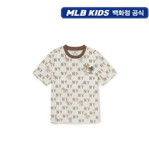 MLB키즈 모노베어 전판 반팔티셔츠 (7ATSM065350CRS)