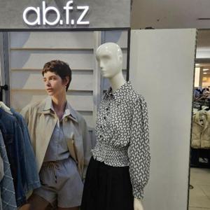 Ab.f.z DP01 허리밴드볼륨소매블라우스 AFZ5NB35