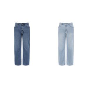 [리얼지오지아][2컬러] 25SS 데일리 얇고 시원한 스트레이트핏 청바지 ADF2DP1902 CM9344