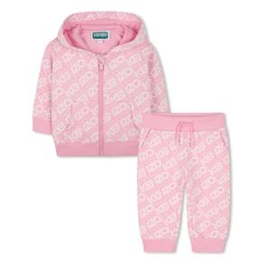[겐조키즈][ESSENTIALS]베이비겐조 레터링 핑크 셋업 Z255CEE612