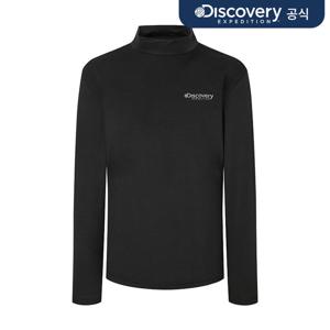 프레시벤트 남성 레이어드 반하이넥 긴팔티셔츠 (BLACK) DMRL63053-BKS