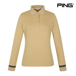 [핑]PING 여성 카라 긴팔 티셔츠 121D1TO051 BG 골프 긴팔티