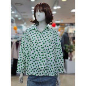 [아날도바시니]데이지 아웃 포켓 셔링 블라우스 AY02BL21N