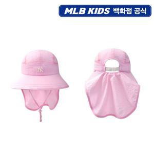 [MLB키즈PG] 시어서커 와이드 플랩캡 (7AHTB0253-50PKS)