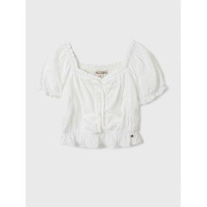 [후아유] 여성 셔링 반팔 블라우스/ Dobby Shiring Blouse WHYAF2541F