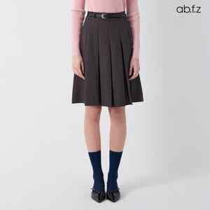 [ab.f.z/신상] 벨티드 주름 디테일 미디 스커트 (AFZ5MS36A)