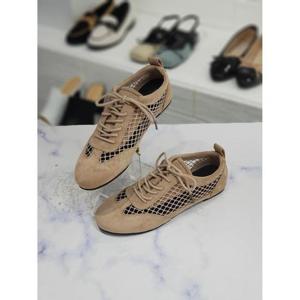한슈 세이브존06 스웨이드 망사 메쉬 단화 스니커즈 0.5cm HS5731164oo
