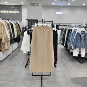 [ab.f.z]AFZ5QSA2/뒤트임 멋쟁이 스트라이프 롱 스커트_IC