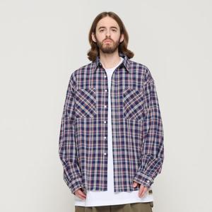 [카고브로스]TWO-POCKET SEERSUCKER OVER SHIRT (NAVY)