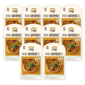 [CJ제일제당]백설 다담 냉이된장찌개양념 140g x10개