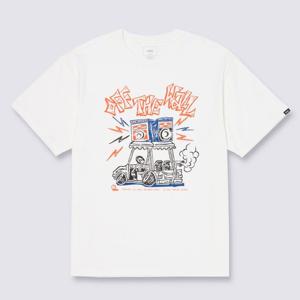 [반스]스피커 GFX 반소매 티셔츠 화이트 VN000NMFFS81