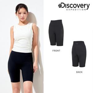[디스커버리] 25SS 신상/30%할인/여성/기능성/냉감소재/프레시벤트 아웃도어 포켓포인트 5부레깅스 DWLG9C053