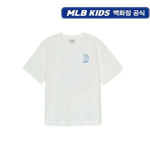MLB키즈 썸머 모노그램 사각 아트웍 반팔티셔츠 (7ATSM035343WHS)