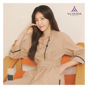 [올리비아로렌]자수 포인트 원피스__VVCOA3M3381