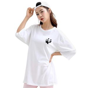 [모로엠] 남성 롱반팔 판다 반바지셋업가능 반팔 반팔티 DMS-TSH-Q4285353