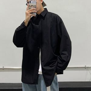 [모로엠] 레이어드용 심플 디자인 청남방 남자반팔남방 DMS-TSH-Q4128176