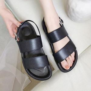 블랙컬러 여름 시원한 스트랩 샌들 B1699E