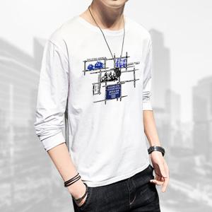 [모로엠] 데일리 라운드티 남자 긴팔티셔츠 스판 쭉티 DMG-TSA-Q4281610
