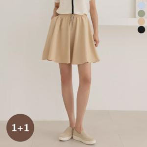 [바네사빈] [1and1]쿨 플레어 치마반바지 허리밴딩 v01118