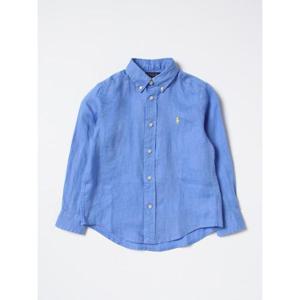 키즈 폴로 랄프로렌 셔츠 322865270 003 Gnawed Blue