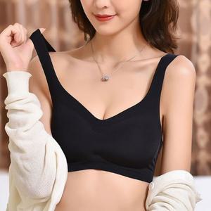 여성 속옷 심리스 노라인 노와이어 브라탑 브래지어