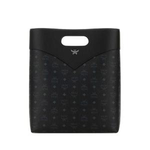 MCM 프린트 캔버스 쇼핑백 MMTEAAK01 BK