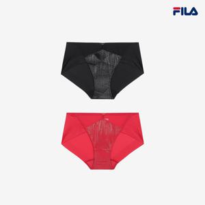 [휠라언더웨어] 프레스티지 포일 나염 여성 드로즈 2종 택 (FI4DRF1646F_2SKU)